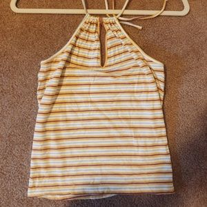 Pacsun stripped halter top